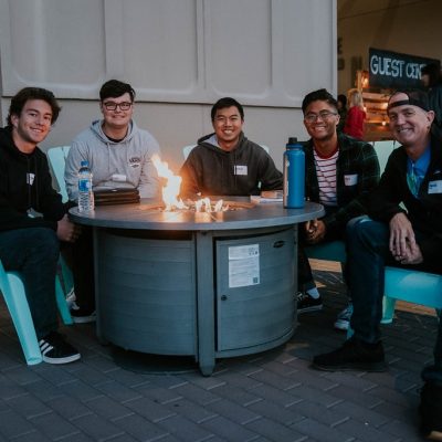 High School Students small group at Eastside