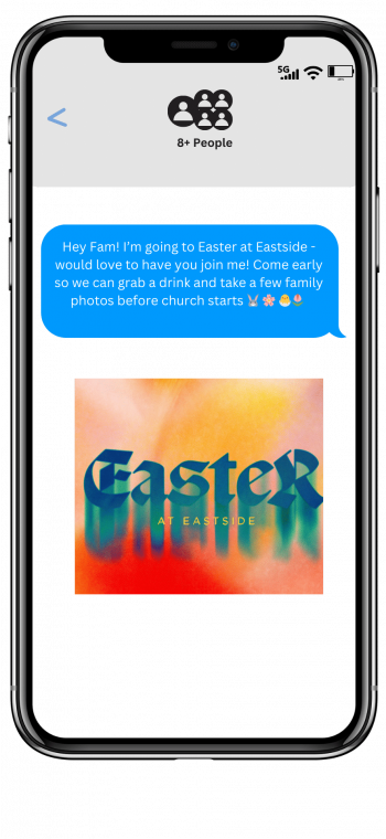 Easter Text Invite